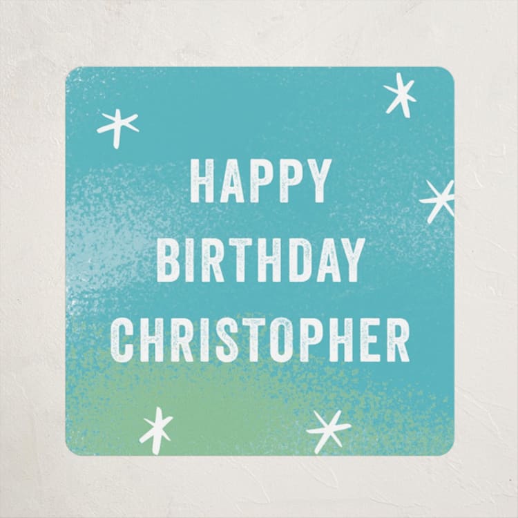 "Dino Party Hat" - Children's Birthday Party Stickers in Fern by Alethea and Ruth - Front