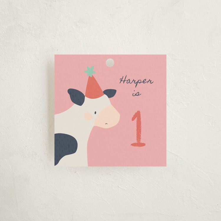 "barnyard fun" - Children's Birthday Party Favor Tags in Barn by peetie design - Front