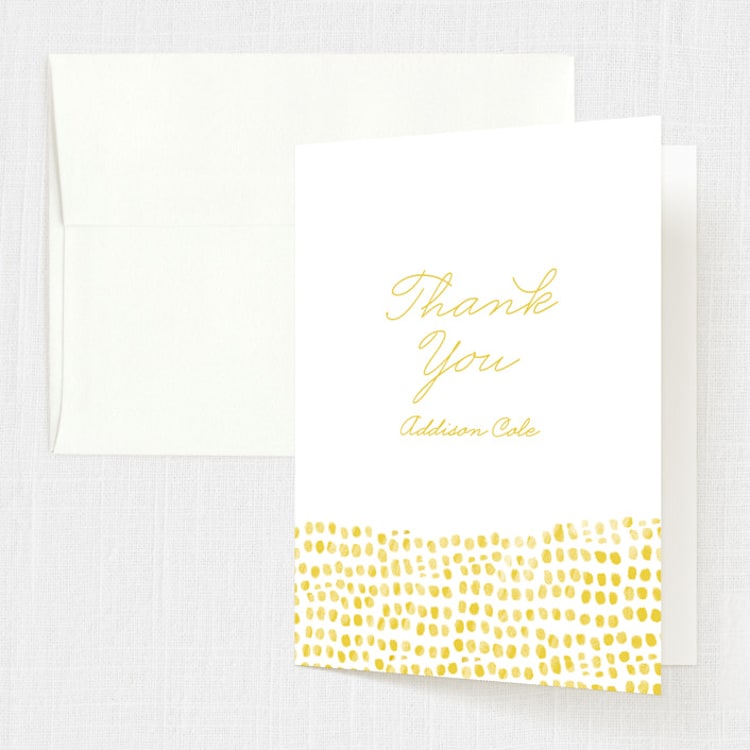 "Stepping Stones" - Confirmation Thank You Cards in Sun by Ann Gardner - Front
