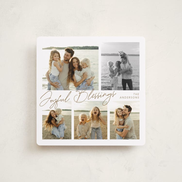 "clean collage" - Holiday Cards in Starlight by Cass Loh - Front