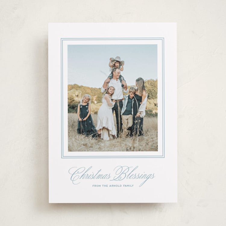 "Glenbrook" - Holiday Cards in Pool by Annie Shapiro - Front