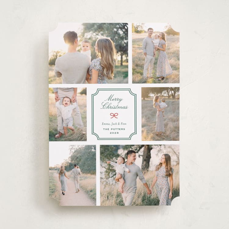"Favorite Gifts" - Holiday Cards in Emerald by Alston Foster - Front