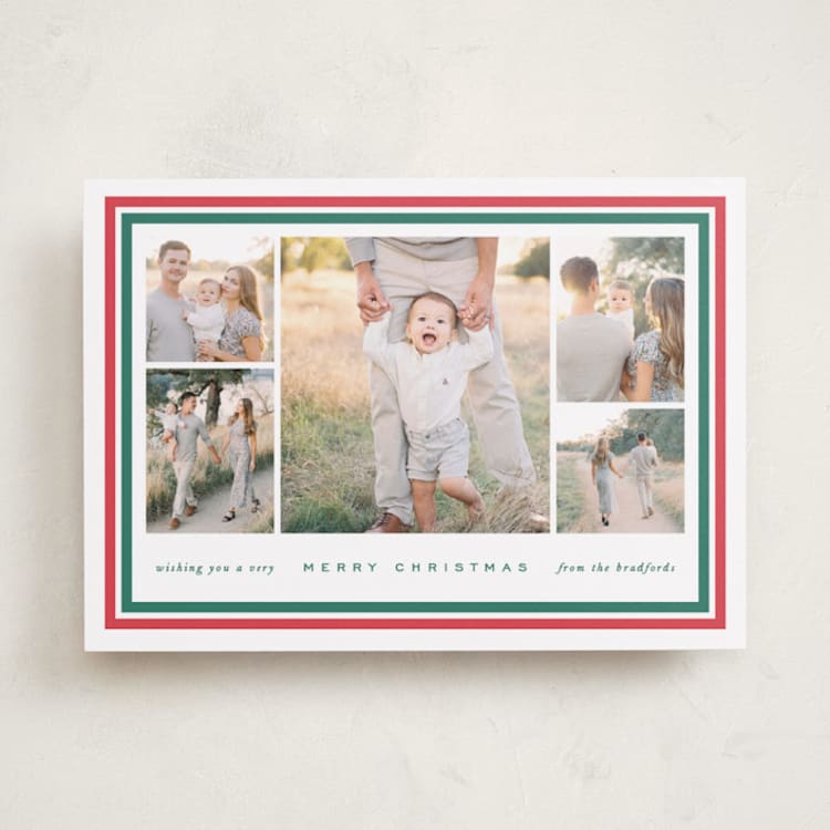 "Page" - Holiday Cards in Mistletoe by Amy Kross - Front