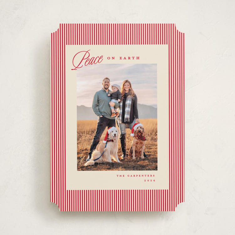 "Heavenly peace" - Holiday Cards in Stocking by Creo Study - Front