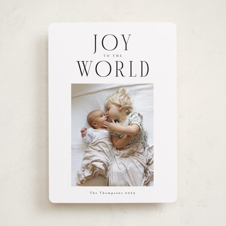 "The Modern" - Holiday Cards in Ice by Christy Hy Lee - Front