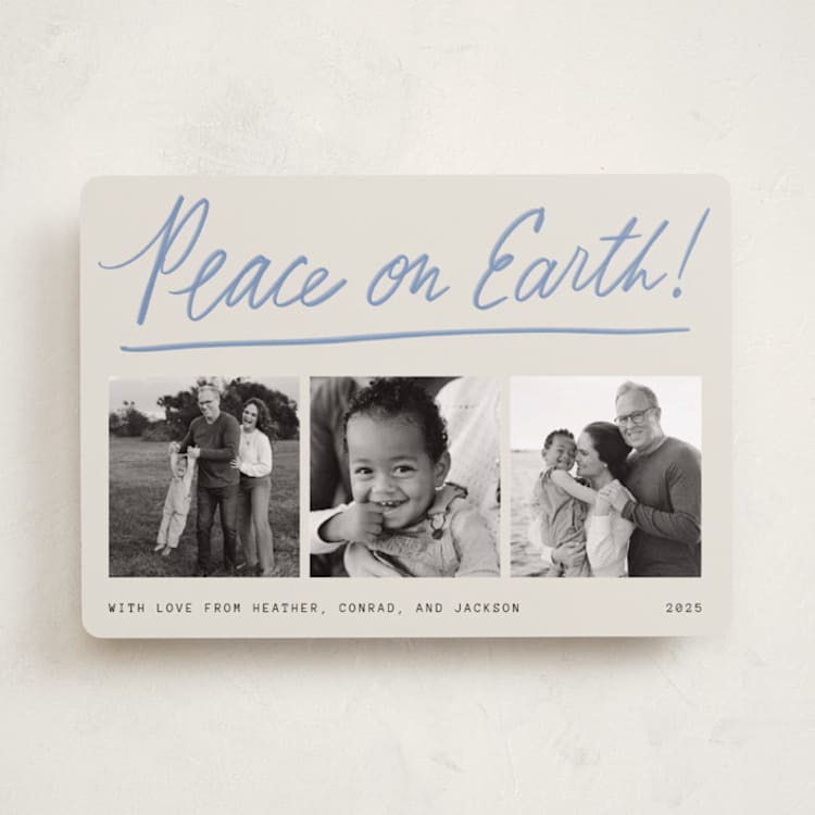 "A Cozy Note" - Holiday Cards in Snowfall by Kercia Jane - Front