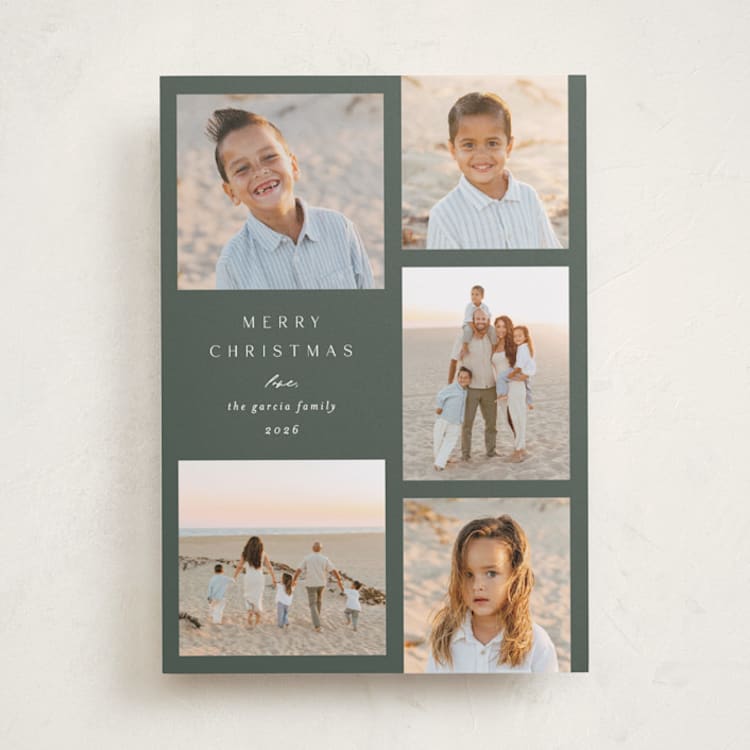 "Merriest Moments" - Holiday Cards in Fir by Ashley Iwafuchi - Front
