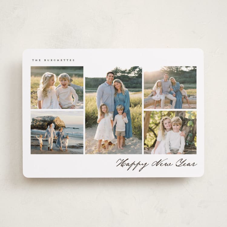 "drift" - Holiday Cards in Chestnut by Wildfield Paper Co - Front