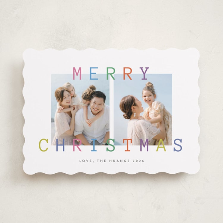 "Bright Wishes" - Holiday Cards in Garden by Ana Sharpe - Front