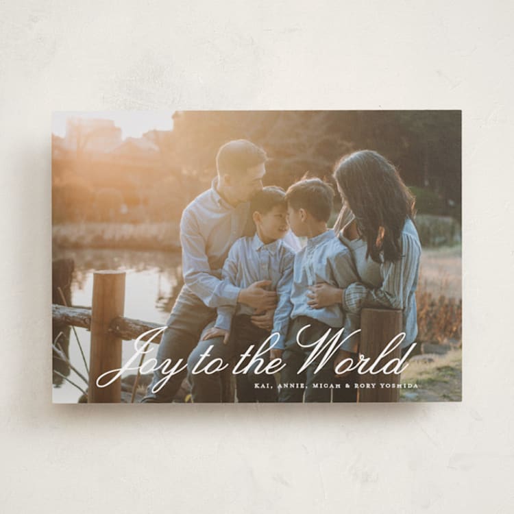 "Classical" - Holiday Cards in Starlight by Kelly Watkins - Front
