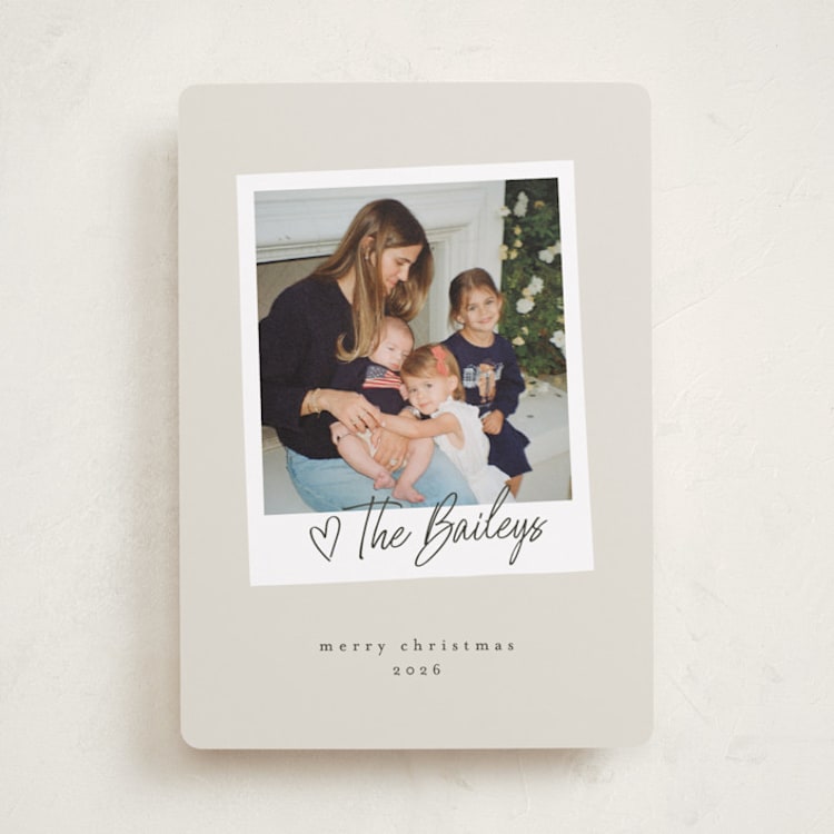 "holiday snapshot" - Holiday Cards in Cream by Karidy Walker - Front