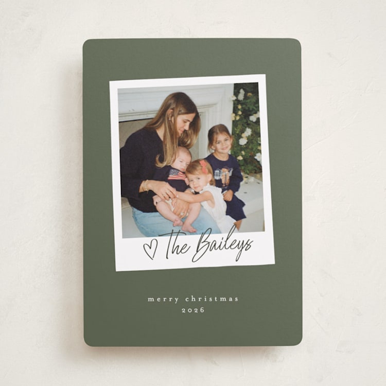 "holiday snapshot" - Holiday Cards in Forest by Karidy Walker - Front