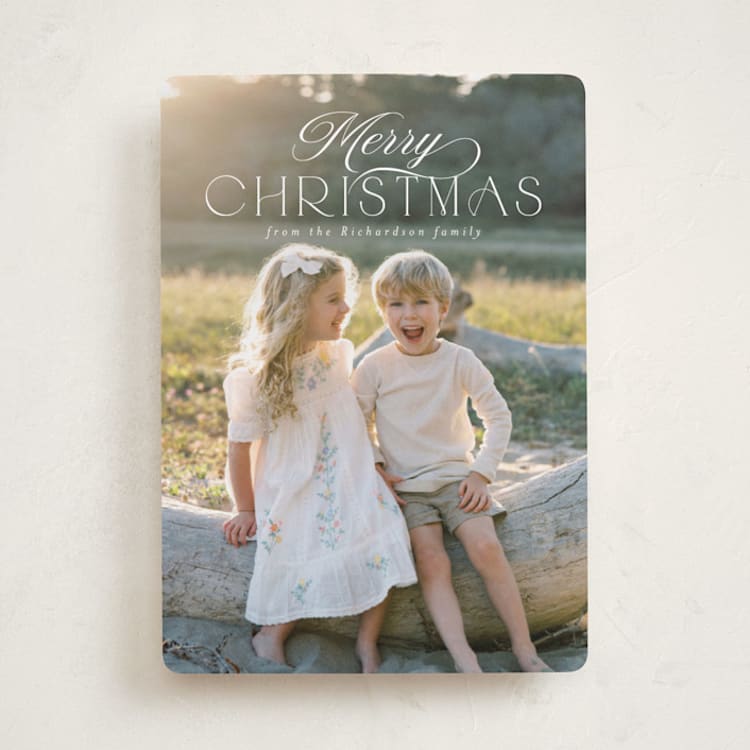 "Ashby" - Holiday Cards in Snow by Deynaaz Daraei - Front