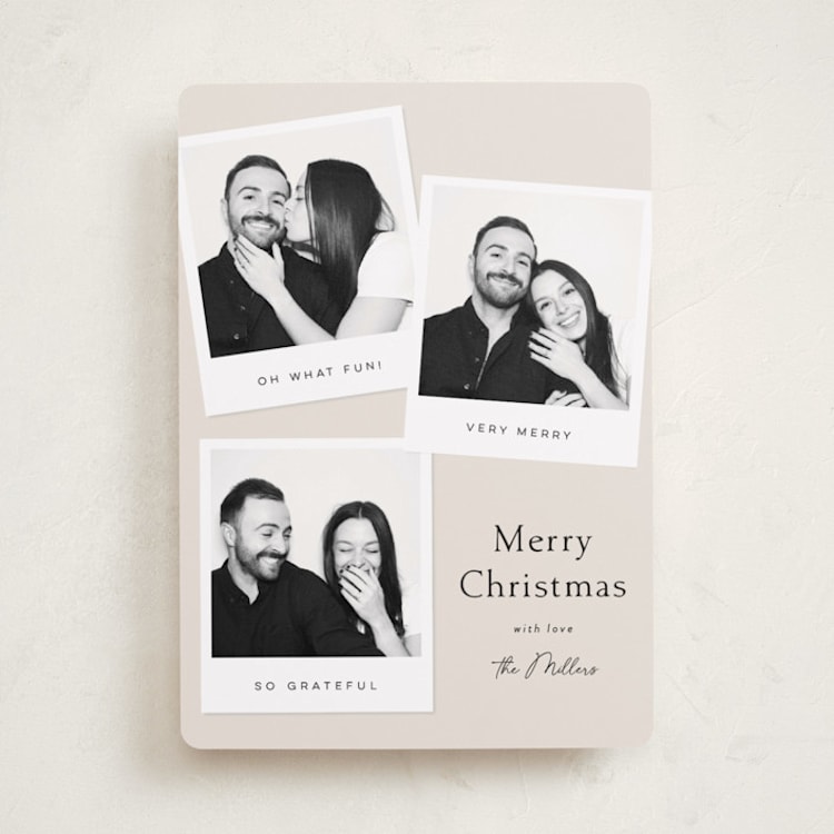 "Merry Moments" - Holiday Cards in Eggnog by Stephanie Hawkes - Front
