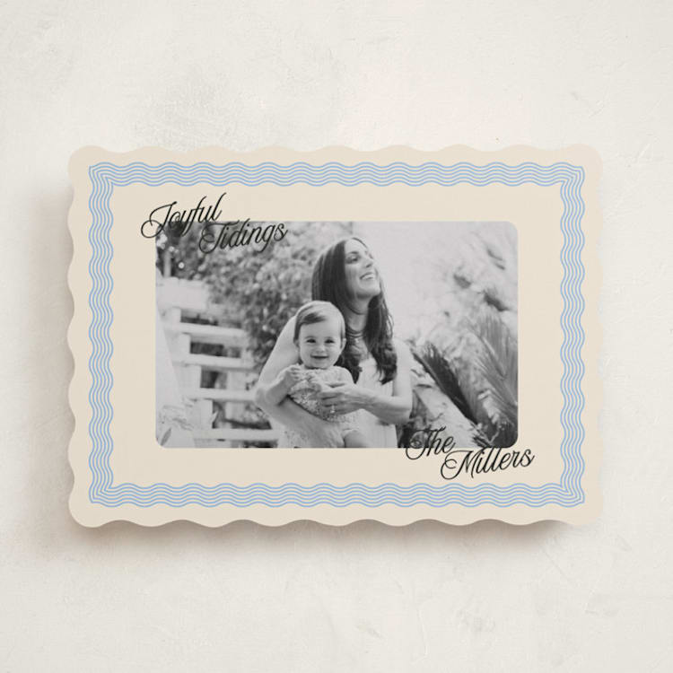 "Jovie" - Holiday Cards in Frost by Pati Cascino - Front