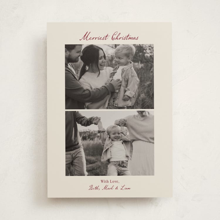 "These Days" - Holiday Cards in Garnet by Ani Somi - Front