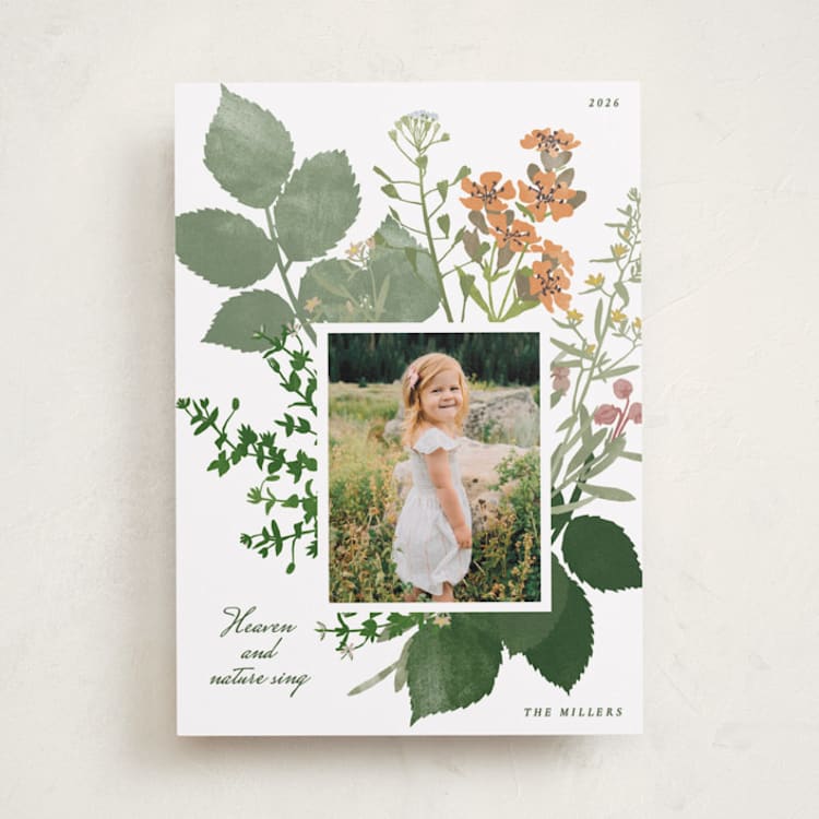 "bouquet of wild flowers" - Holiday Cards in Meadow by Sumak Studio - Front