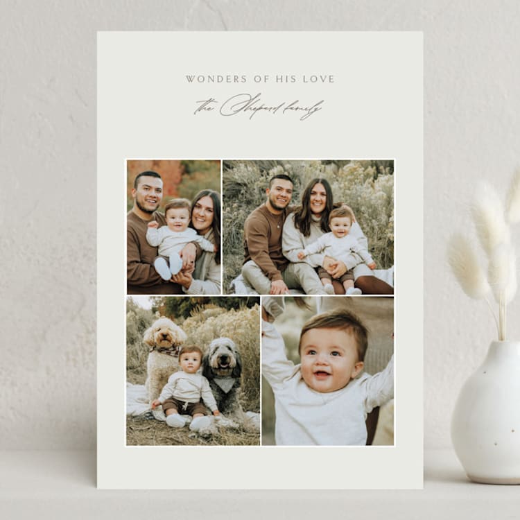 "such wonders" - Holiday Cards in Butter Cream by Sejal Banker - Front