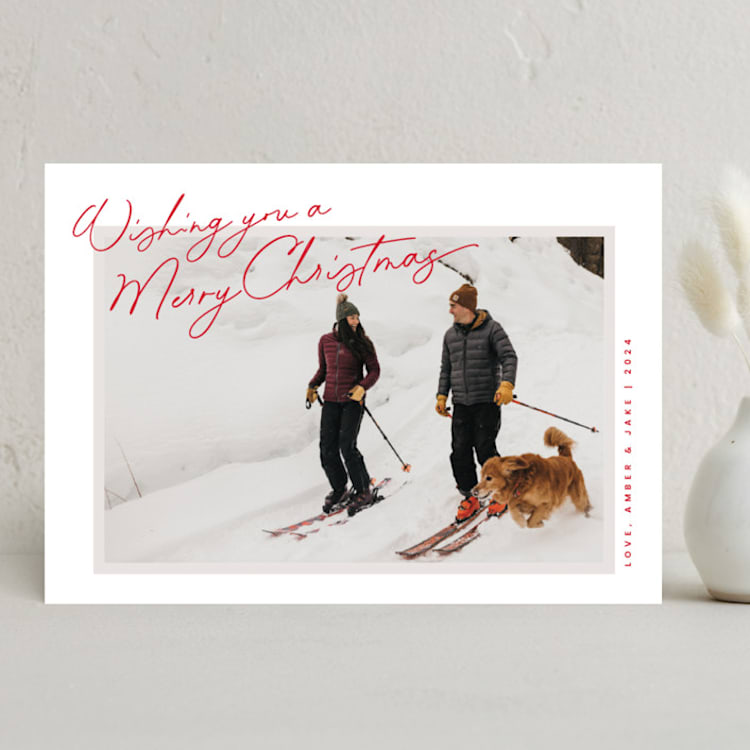 "Minimalist Festive Edition" - Holiday Cards in Winter Vibes by Design Lotus - Front