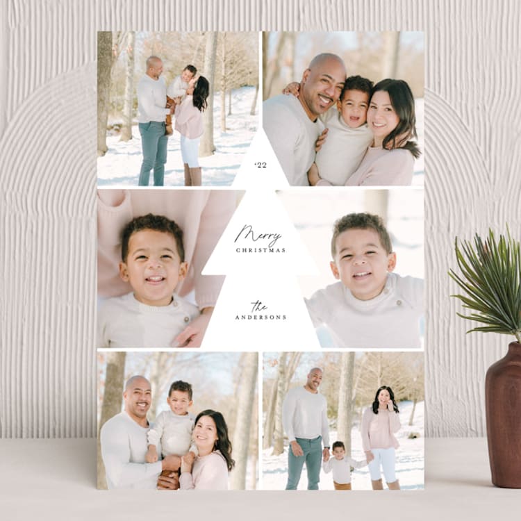 "Silhouette" - Holiday Cards in Snow by Ghia Designs - Front