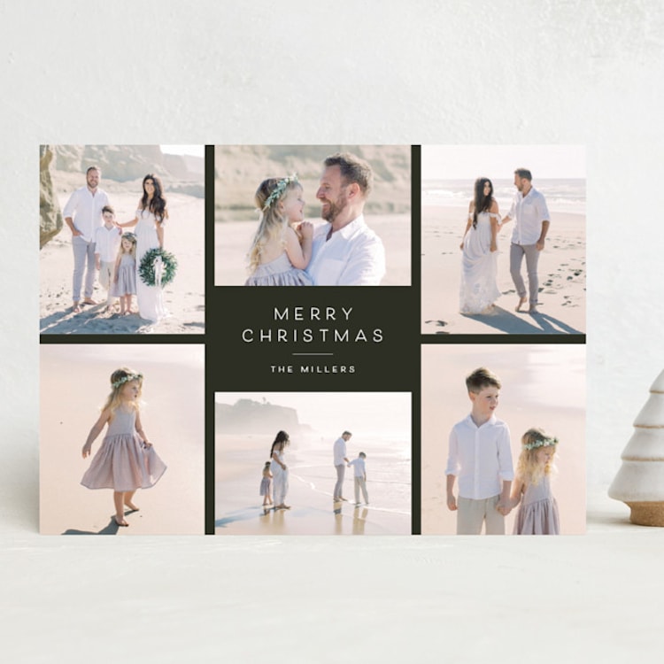 "A Taste Of Christmas" - Holiday Cards in Evergreen by Juneau Designs - Front