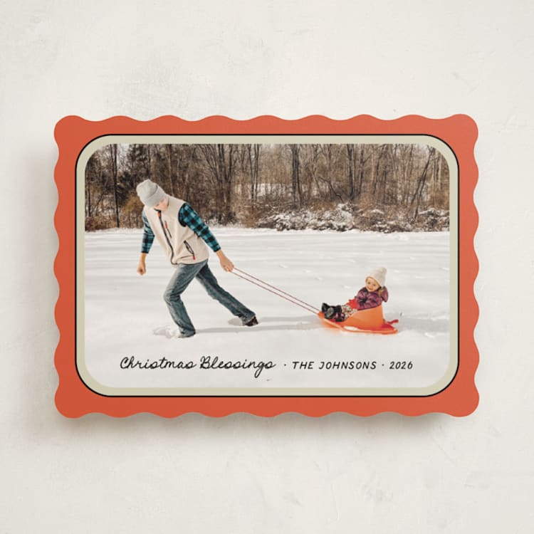 "vintage vibe" - Holiday Cards in Caramel Apple by Anastasia Makarova - Front