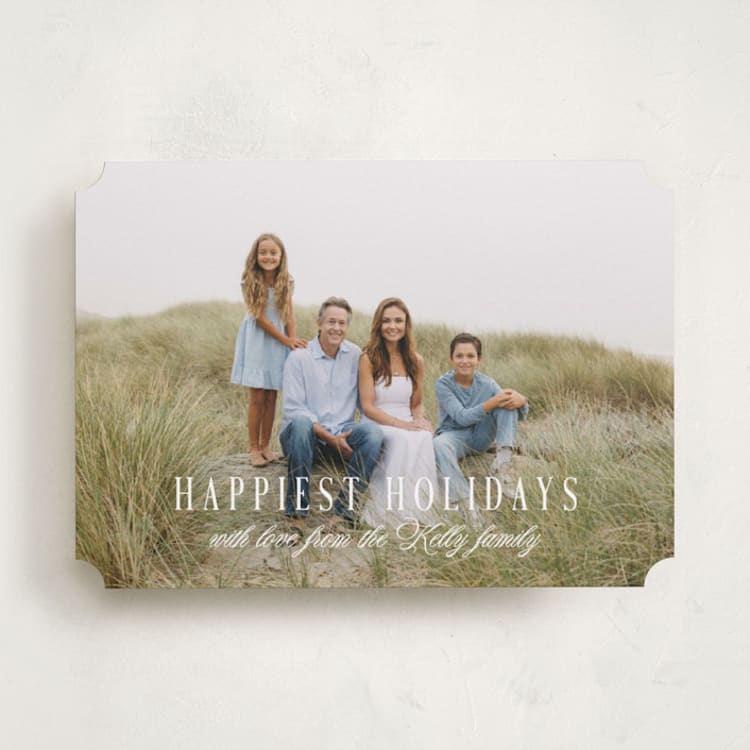 "Augusta" - Holiday Cards in Snow by Laura Hankins - Front