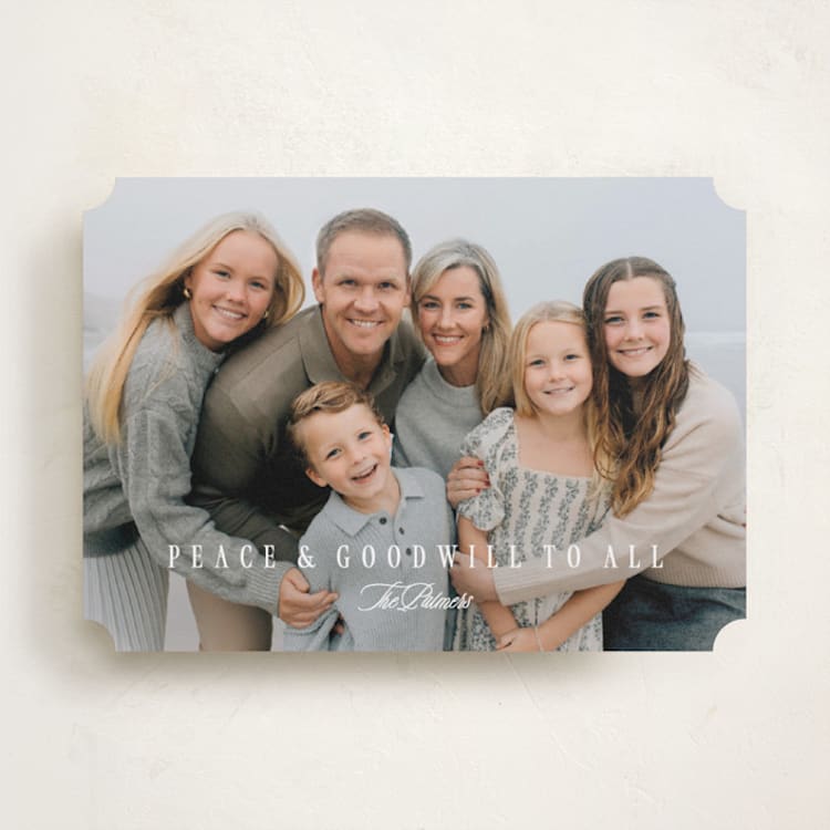 "Del Mar" - Holiday Cards in Frost by Kristie Kern - Front