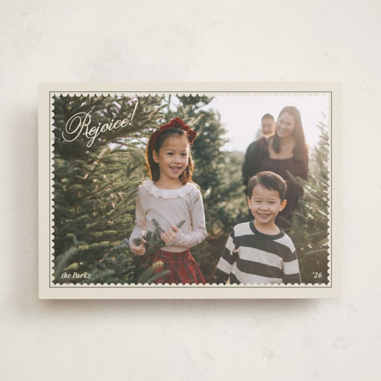 "Moment to rejoice" - Holiday Cards in Pudding by Creo Study - Front