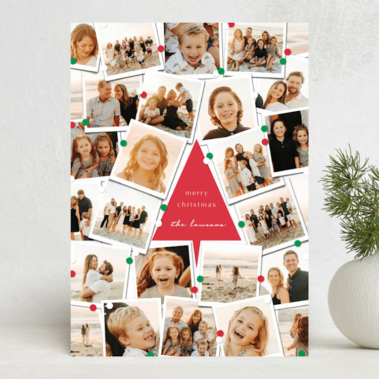 "Family Tree" - Holiday Cards in Merlot by fatfatin - Front