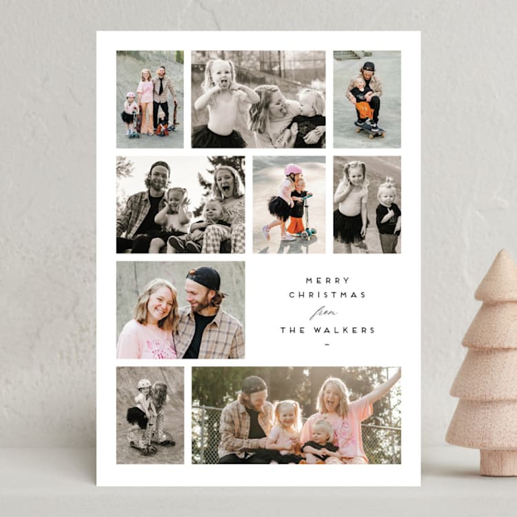 "Ennea" - Holiday Cards in Starlight by Leia Matt - Front