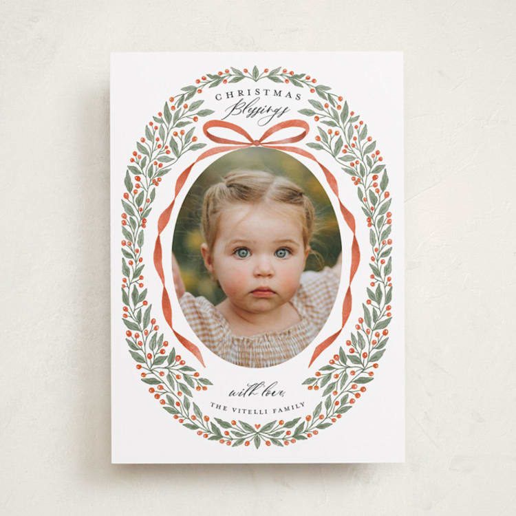 "Shiloh" - Holiday Cards in Cinnabar by Tracey Khalei - Front
