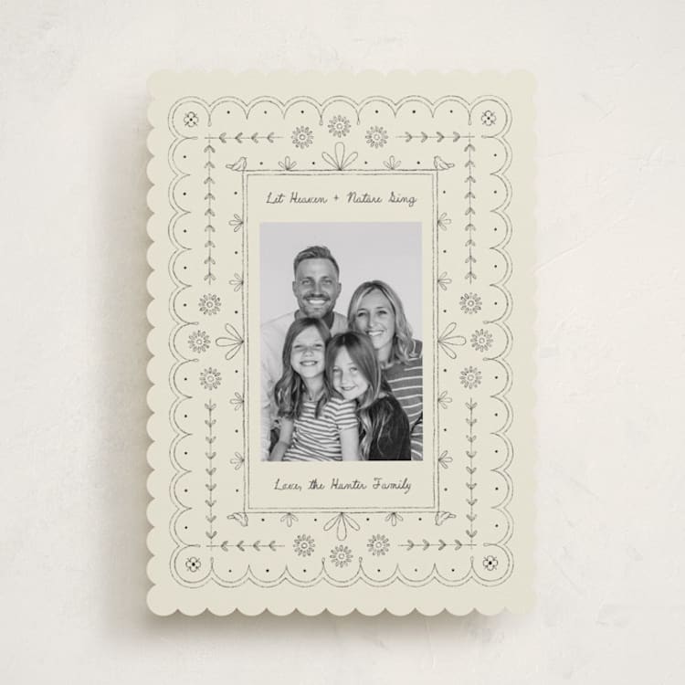 "Heaven + Nature" - Holiday Cards in Natural by taylorVdesign - Front