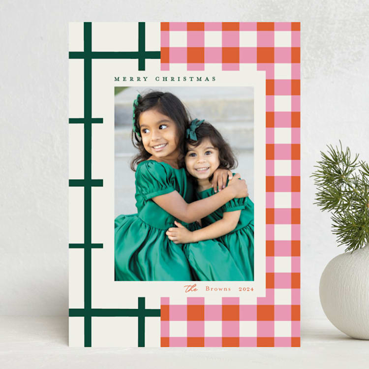"Grandmas Dishes" - Holiday Cards in Gumdrop by Carrie ONeal - Front
