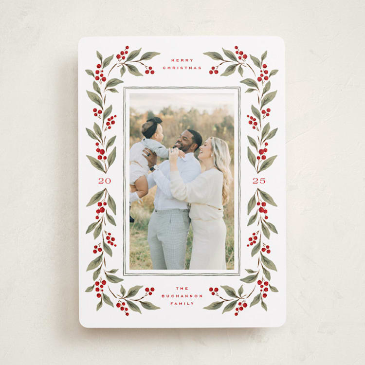 Poinsettia + Pine by Wildfield Paper Co