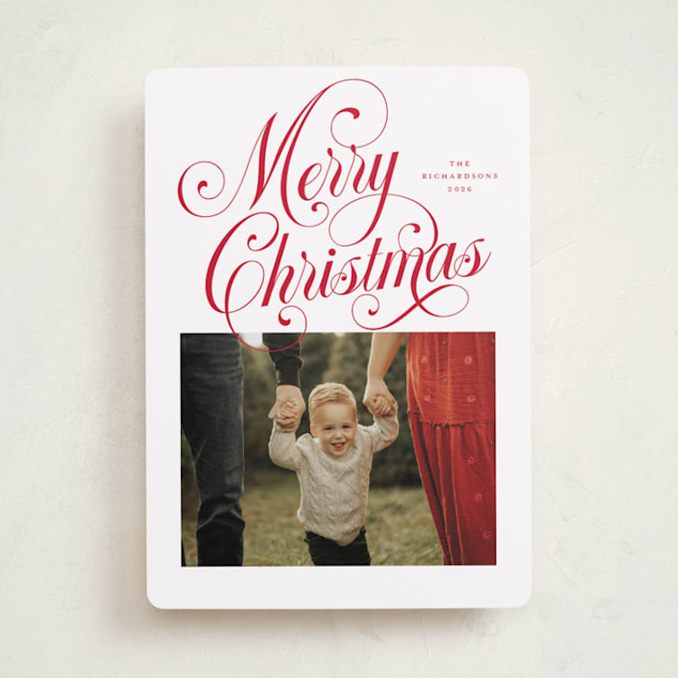 "Peppermint Twist" - Holiday Cards in Peppermint by Jessica Williams - Front