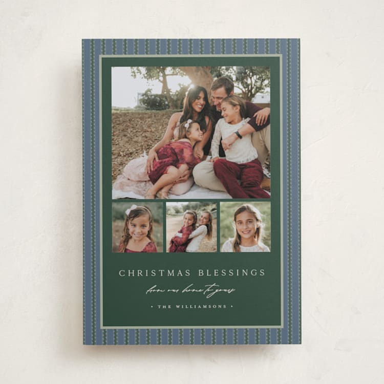 "Reynolds" - Holiday Cards in Juniper by Amy Kross - Front