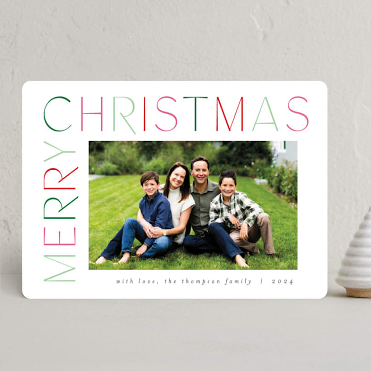 "Candy Frame" - Holiday Cards in Gum Drops by AK Graphics - Front
