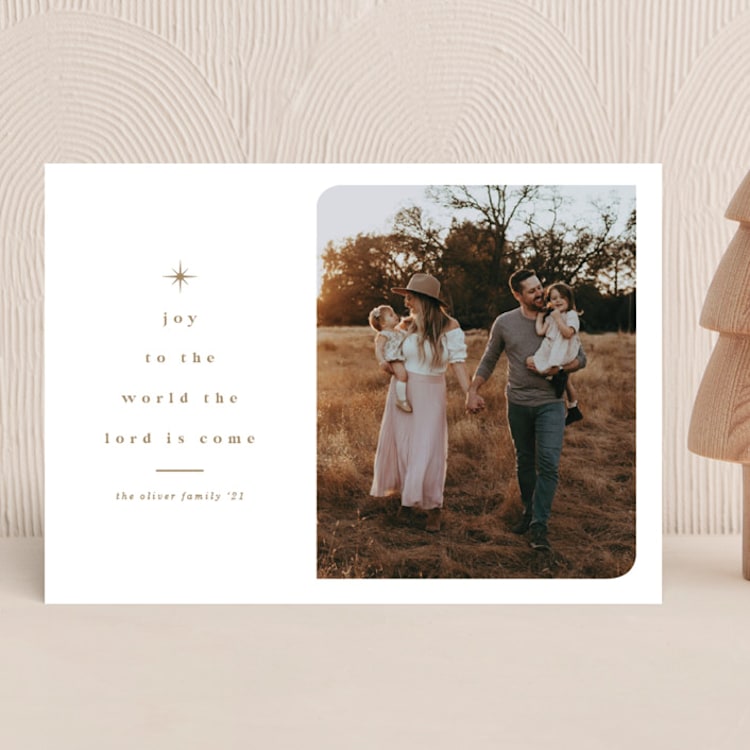 "joy tree" - Holiday Cards in Snowball by Erica Krystek - Front