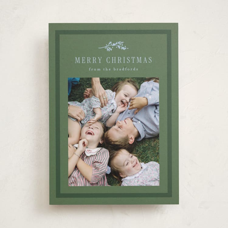 "Glen" - Holiday Cards in Pine by Amy Kross - Front