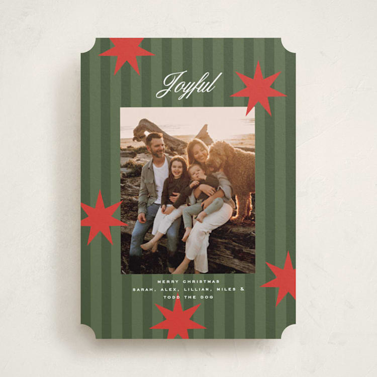 "Constellation" - Holiday Cards in Spruce by Owl and Toad - Front