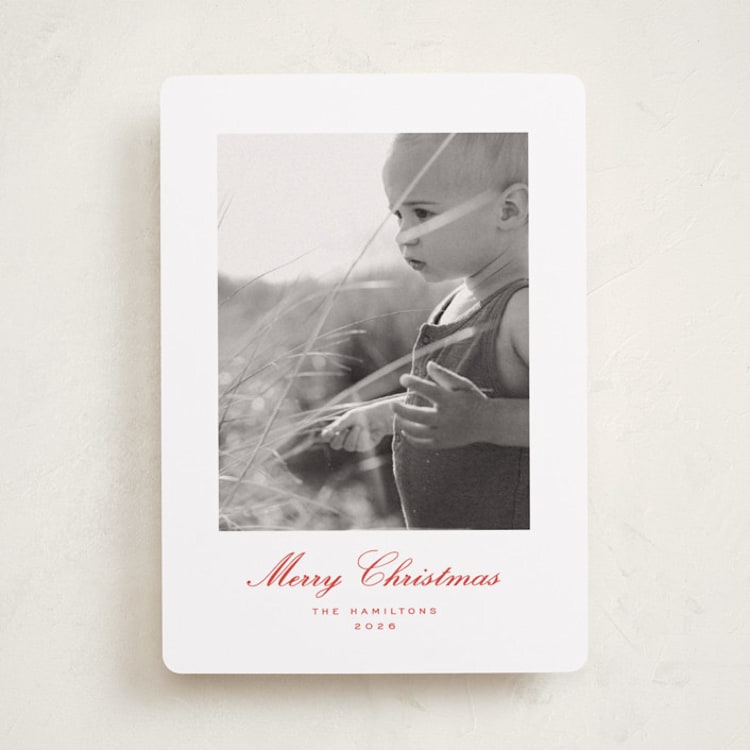 "Focal Point" - Holiday Cards in Santa by Nicole Walsh - Front