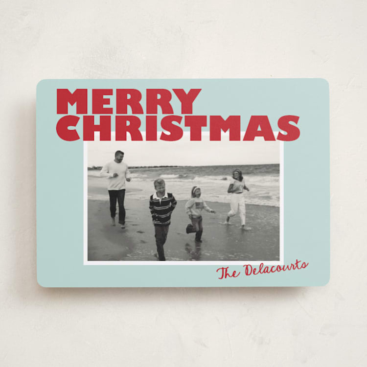 "uguisu" - Holiday Cards in Glacier by chocomocacino - Front