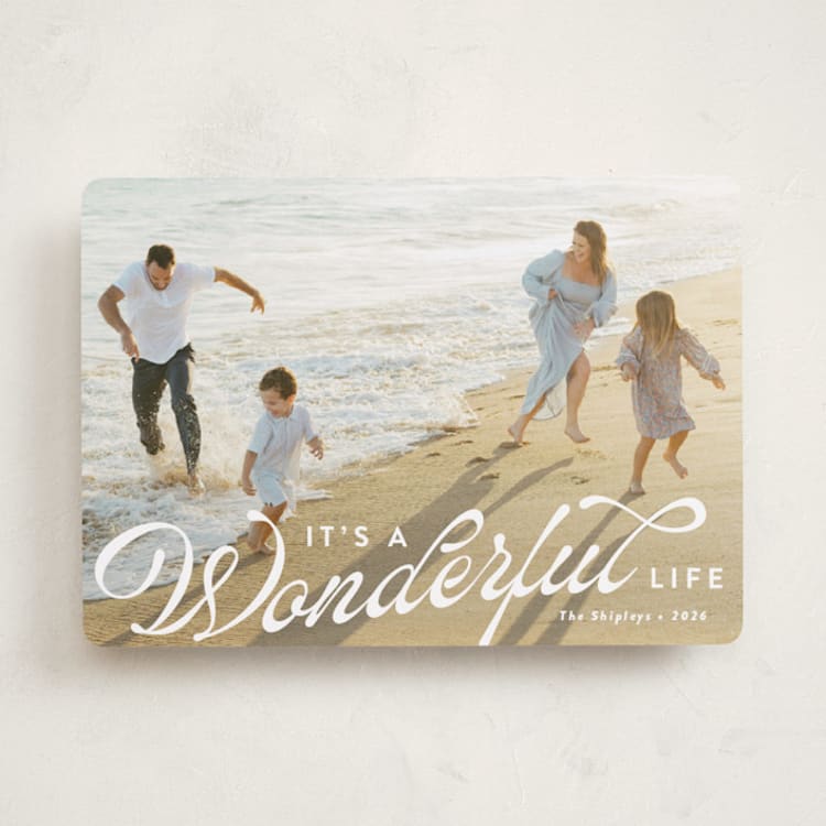 "these wonderful things" - Holiday Cards in Snow by Susan Asbill - Front