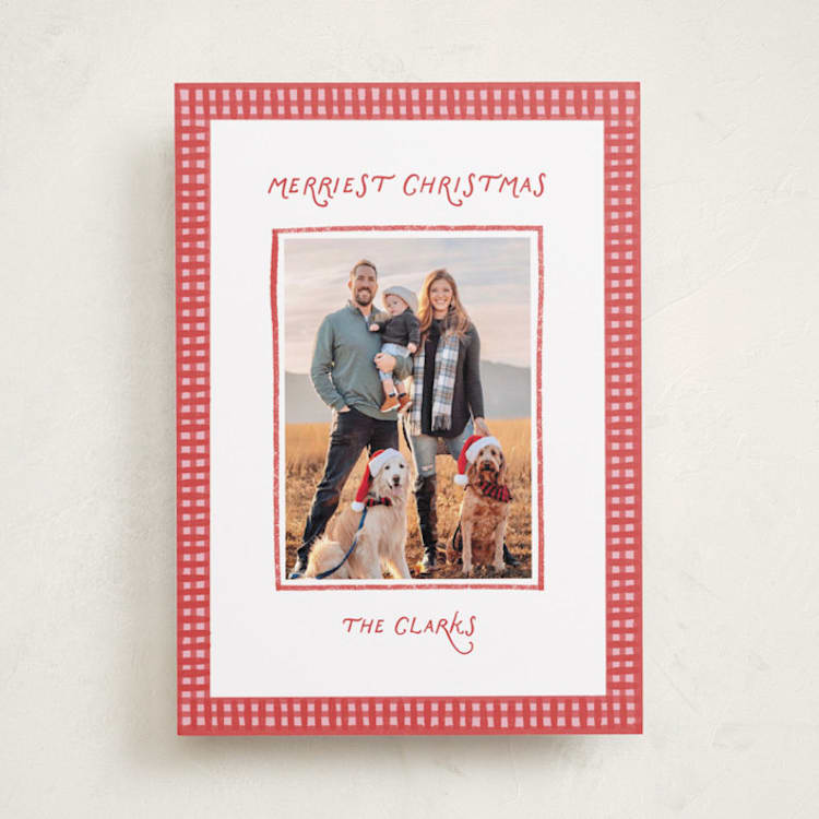 "Picnic" - Holiday Cards in Peppermint by Olivia Williams - Front