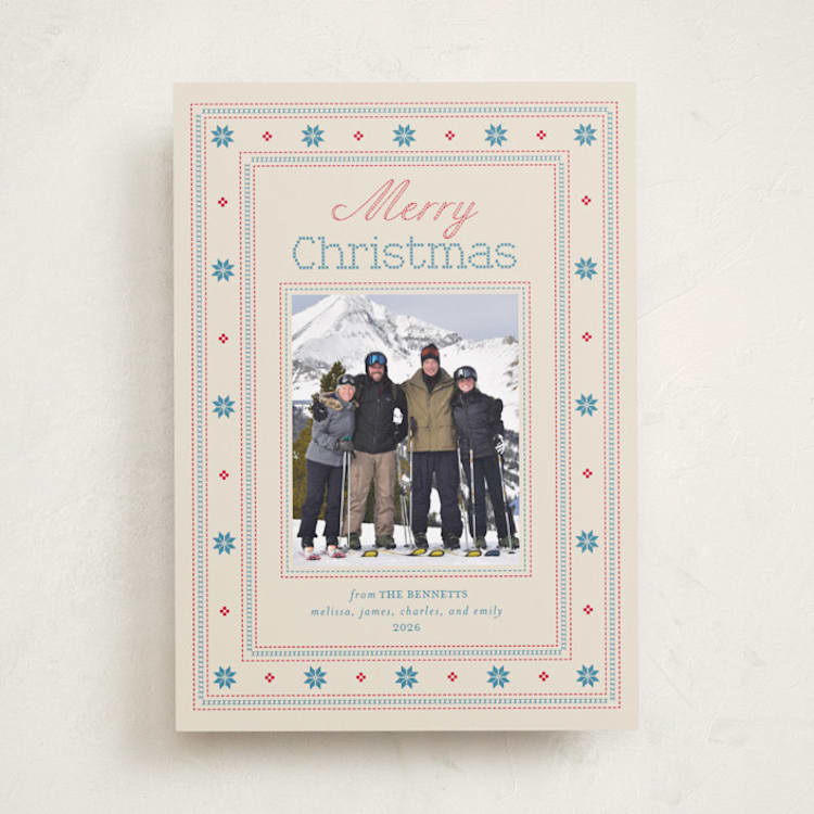 "Saint Moritz" - Holiday Cards in Ice by Erika Firm - Front
