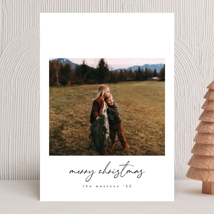 "holiday moment" - Holiday Cards in Snow by Eric Ransom - Front
