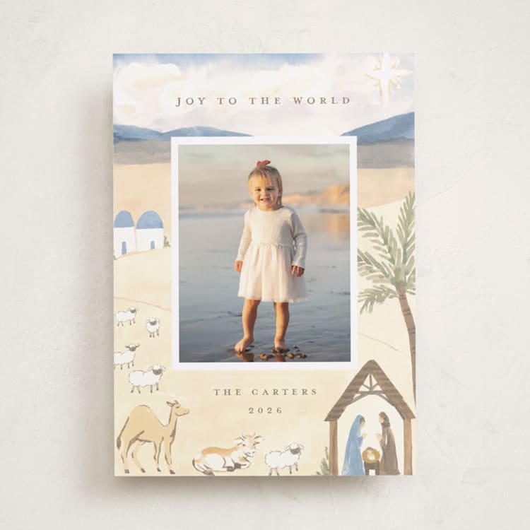 "Heavenly joy" - Holiday Cards in Halo by Teju Reval - Front