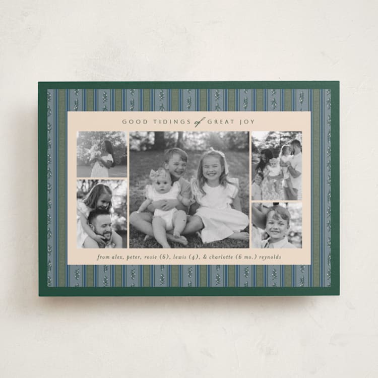 "Hudson" - Holiday Cards in Fir by Amy Kross - Front