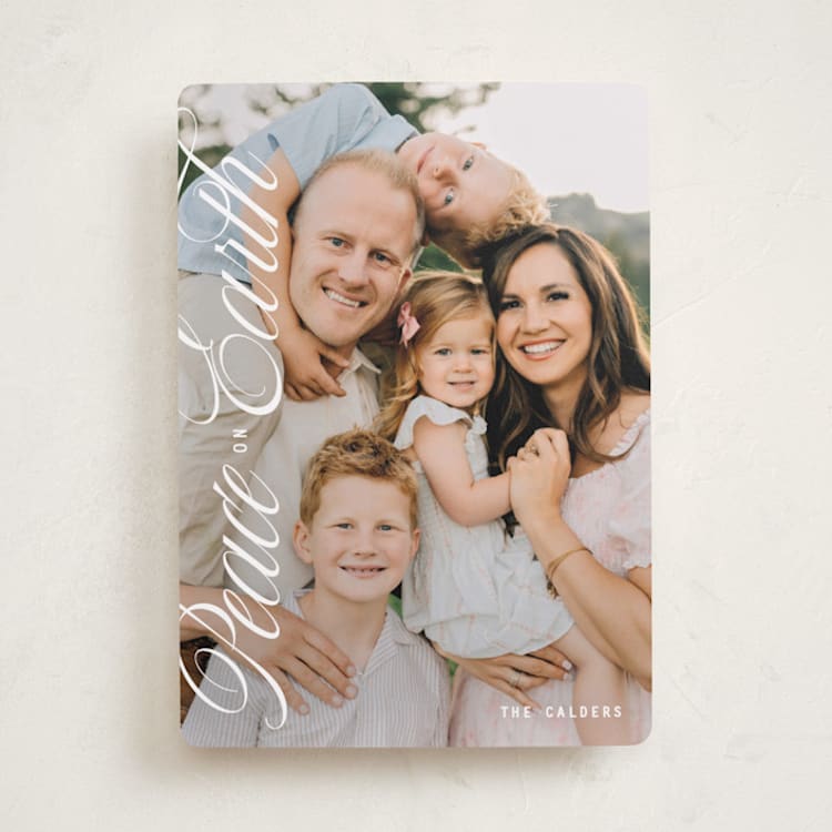 "Amora" - Holiday Cards in Snow by Kristie Kern - Front